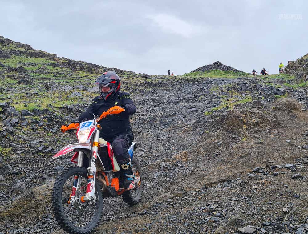 Rocky off-road trails in Mongolia